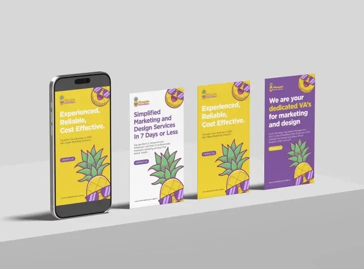 Pineaple Marketing Mockup